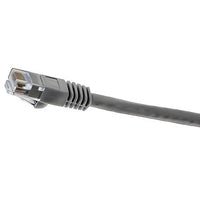 Hubbell NSC6GY03 netSELECT 24/8 CAT6 Patch Cord, Slim, Snagless, PVC-CM, 3' Gray