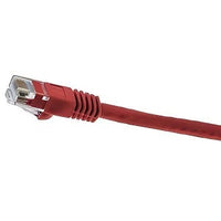 Hubbell NSC6R03 netSELECT 24/8 CAT6 Patch Cord, Slim, Snagless, PVC-CM, 3' Red