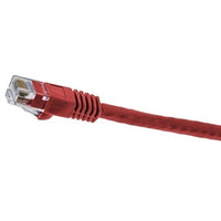 Hubbell NSC6R07 netSELECT 24/8 CAT6 Patch Cord, Slim, Snagless, PVC-CM, 7' Red