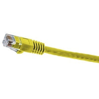 Hubbell NSC6Y07 netSELECT 24/8 CAT6 Patch Cord, Slim, Snagless, PVC-CM, 7' Yellow