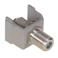 Hubbell SFFGX Snap-Fit, F-Coax Connector, Gray