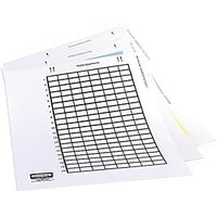 Hubbell XPLFPA10W Faceplate Labels, ADHS White