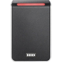 HID 40TKS-T2-000000 Signo 40 Wall Mount Reader, 13.56mHz Profile, OSDP/Wiegand, Terminal, Mobile Ready, Black with Silve