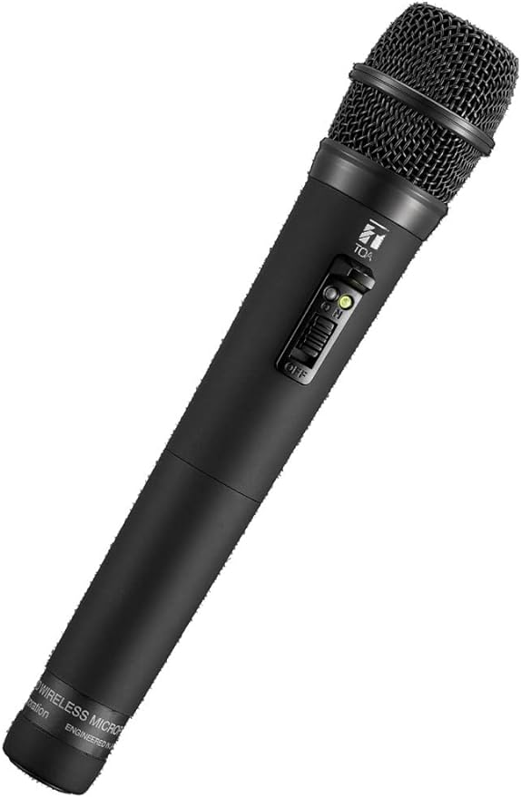 TOA WM5265H01 16-Channel Wireless Dynamic Microphone, 578-606 MHz, Black