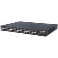 48-Port Gigabit Ethernet Web-Managed Switch with 4 SFP Ports, 48x10/100/1000 Mbps RJ45 Ports + 4xSFP, IEEE 802.3az (Energy Efficient Ethernet), SNMP, QoS, VLAN, ACL, 19" Rackmount