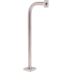 PEDESTAL PRO 42-9C-SS 42" Stainless Gooseneck Pedestal