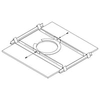 IQsight LM1-TB Tile Bridge and C-Ring for LC1 Ceiling Loudspeaker, 2-Piece
