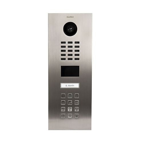 Doorbird DB-D2101VKV-V4A IP Video Door Station, Salt Water Resistant, Stainless Steel V4A