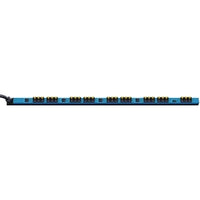 Hubbell PV72BE60HI-6BL inSIGHT Basic Power Distribution Unit, 6' Cord, Blue