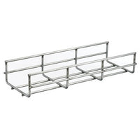 Hubbell HBT0204 Wire Basket Tray, 2"H x 4"W x 118"L, Pre-Galvanized, Round