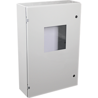 STI EM362408W Metal Protective Cabinet with Window, 36H 24W 08D