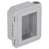 STI EF080604-W EnviroArmour Fiberglass Enclosure with Window, 8H 6W 4D
