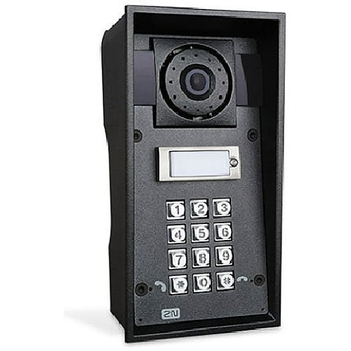 2N 01339-001 IP force 1-Button, HD Camera, Keypad, Durable IP Intercom
