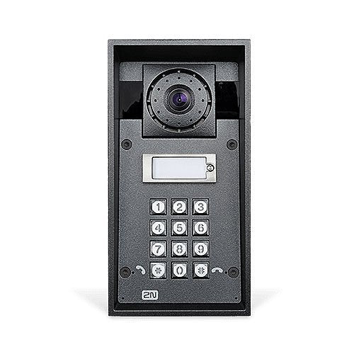 2N 01339-001 IP force 1-Button, HD Camera, Keypad, Durable IP Intercom