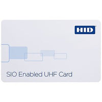 HID 600TGGAN iCLASS SE 600x SIO Enabled UHF Card, Glossy Front and Back, Matching Engraved Numbers, No Slot