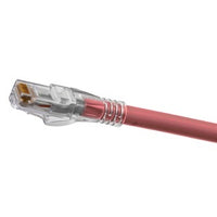 Hubbell HC6APK45 CAT6A Slim Patch Cord, Ascent, 45', Pink