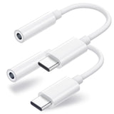 Pack Usb C To 3.5Mm Headphone Jack Adapter, Usb C To Aux Audio Dongle Cable Cord