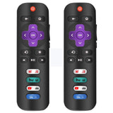 2) Replacement Only For Roku Tv Remote, Compatible For Tcl Roku/Hisense Roku/Sha