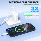 Charger Block, 2Pack For Iphone 17 16 Fast Charging Plug For Apple 20W Type C Po