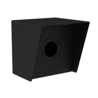 PEDESTAL PRO 66HOU-PAXT-05-CRS 6"x6" Mild Steel Housing, Paxton Proximity metal reader, chrome