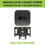 HIDEit ATV4K | 1st + 2nd Gen Apple TV 4K Wall Mount