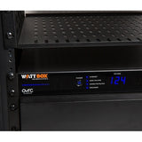 WattBox WB-800CH1U-IPVM-8 1U Integrated Faceplate IP Power Conditioner, 8-Individually Metered and Controlled Outlets