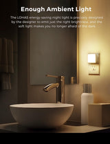 Led Night Lights Plug Into Wall 2-Pack, 0.3W Plug In Night Light, Dusk To Dawn,