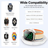 Charger Foldable Magnetic Charging Dock, Wireless Fast Watch Charger