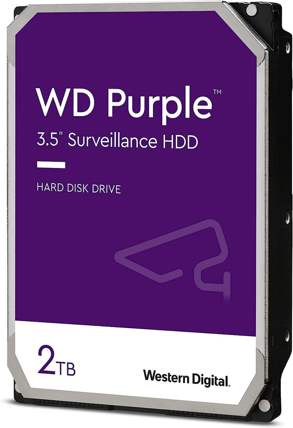 IN STOCK! WD Purple 2TB Surveillance Internal Hard Drive HDD - SATA 6 Gb/s, 64 MB Cache, 3.5" - WD20PURZ