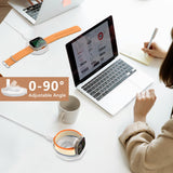 Charger Foldable Magnetic Charging Dock, Wireless Fast Watch Charger