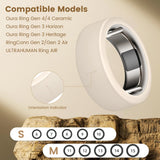 Ring Cover Compatible with Oura Ring Gen 4/4 Ceramic, Oura Ring Gen 3, Ultr