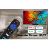 2 Universal Replace Remote Applicable For Tcl Roku Tv/Hisense Tv/Onn Tv/Philips