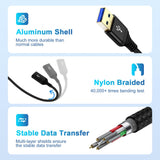3.0 Extension Cable 10FT — 5Gbps Fast Data Transfer Type-A Male to Female for Ke
