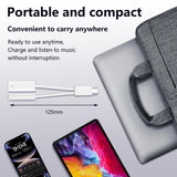 To 3.5Mm Headphone And Charger Adapter, 2-In-1 Usb Type C To Aux Jack Dongle Cab