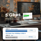 3.0 Extension Cable 10FT — 5Gbps Fast Data Transfer Type-A Male to Female for Ke