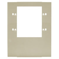 Hubbell HBL6747C2IV HBL6750 Series 2-Gang Metal Raceway Device Cover Plate, (2) Communication, Ivory