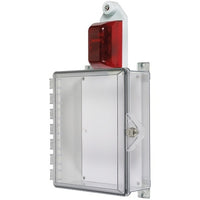 STI 7524 Protective Enclosure with Siren/Strobe Alarm and Key Lock