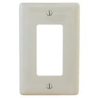 Hubbell NPJJ26LA Wallplate Jumbo 1-Gang Decora Light Almond