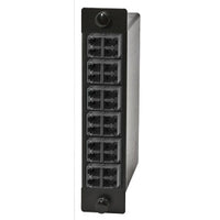 Hubbell OCLCD50 Fiber LGX Cassette, OM2, LC Duplex to MTP, Black