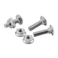 Hubbell HBTNBSS Wire Basket Tray, 1/4 x 20 Nuts and Bolts, Stainless Steel, 50-Piece
