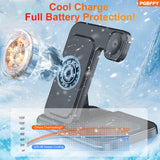 3 In 1 Charging Station Lphone Fast Foldable Charging Stand For Multiple Devices