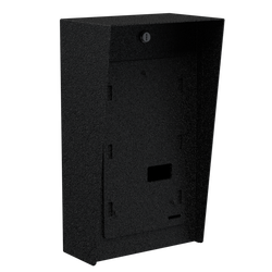 PEDESTAL PRO 916HOU-BUT-01-CRS 9"x16" Mild Steel Housing, ButterflyMX 7" Surface Video Intercom