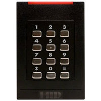 HID 921NTNTEK0002T iCLASS SE RK40 Keypad Reader, High Security, Terminal Strip, Standard v1, LED Red, Flash Green