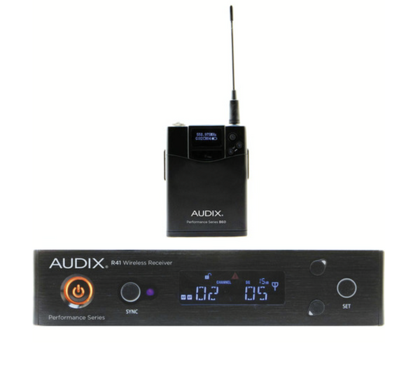 Audix AP41BPB R41 Receiver with B60 Bodypack Transmitter