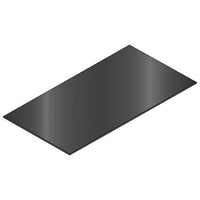 Hubbell HBTINSM24BK Wire Basket Accessory Insert, 24"W x 60"L, Steel, Black