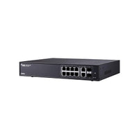 IDIS DH-2212PF DirectIP Series Commutateur PoE Gigabit 12 ports avec budget de 140W et 2 emplacements SFP