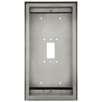 Aiphone COP-SBX-IXGDM7-GBK Surface Mount Box, Stainless Steel