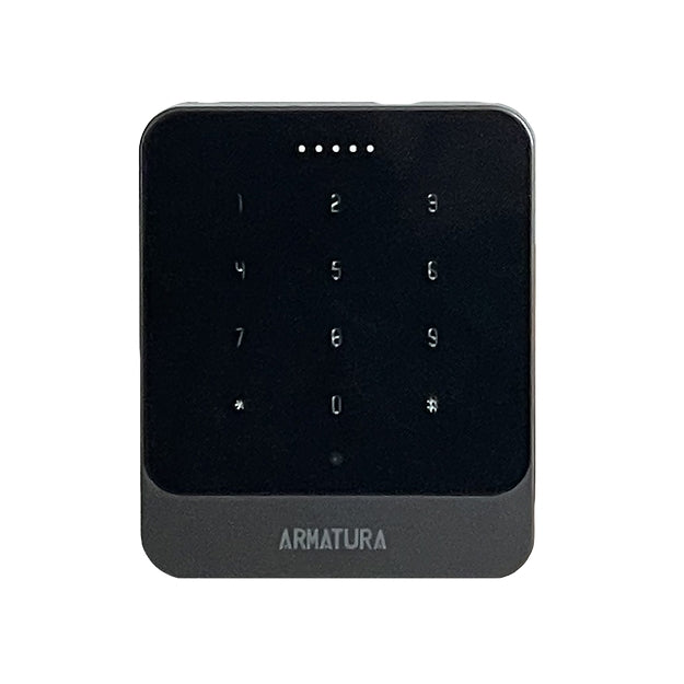 ZKTeco AMT-EP20CKQ-M Atlas Series QR Code Scanner with Touch Keypad, Single Gang, 13.56 MHz Bluetooth