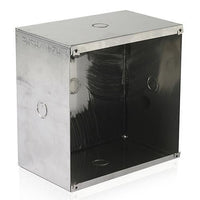 AtlasIED 161RES Recessed Stainless-Steel Speaker Enclosure for VP161 Series, Natural Finish