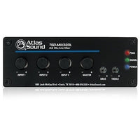 AtlasIED TSD-MIX32RL 3x2 Stereo Line Mixer with Remote Level